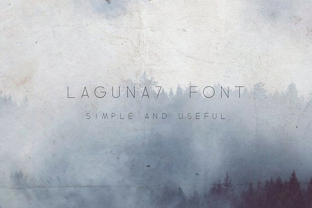 Laguna 7 Font - Small Letter Font